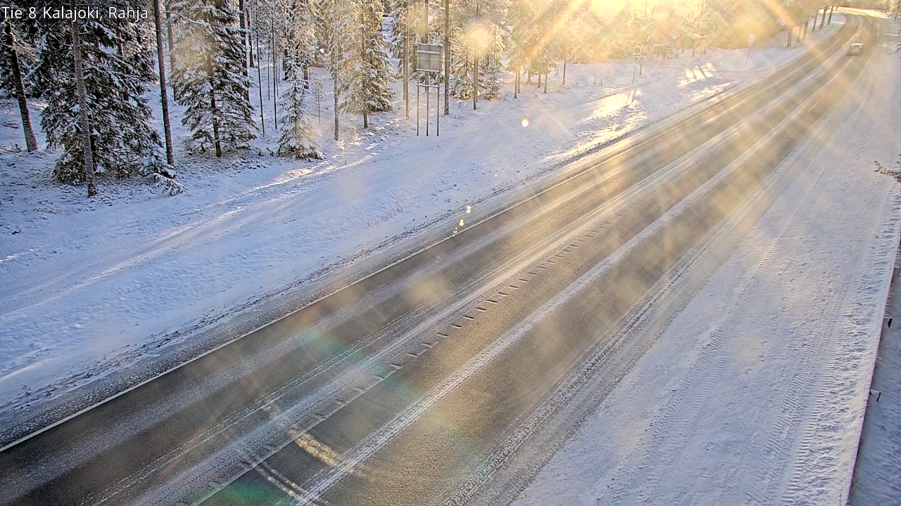 Weather Camera Image Road 8 Kalajoki, Rahja, Kalajoki, Pohjois-Pohjanmaa