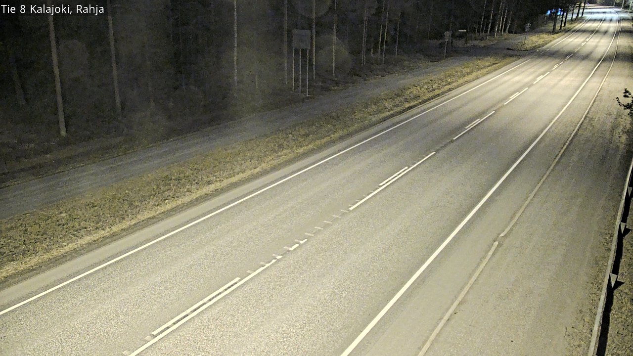 Weather Camera Image Road 8 Kalajoki, Rahja, Kalajoki, Pohjois-Pohjanmaa