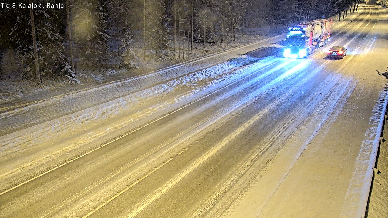 Weather Camera Image Road 8 Kalajoki, Rahja, Kalajoki, Pohjois-Pohjanmaa