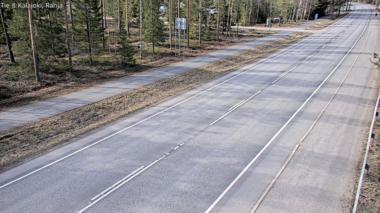 Weather Camera Image Väg 8 Kalajoki, Rahja, Kalajoki, Pohjois-Pohjanmaa