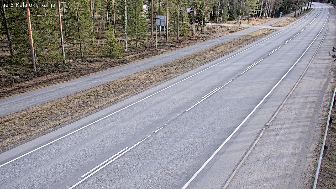 Kelikamerat Kuva Tie 8 Kalajoki, Rahja, Kalajoki, Pohjois-Pohjanmaa