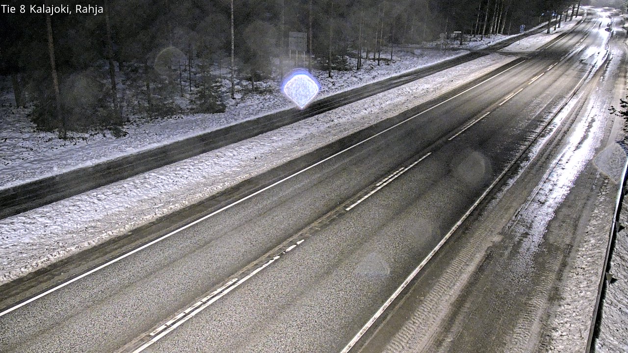 Weather Camera Image Väg 8 Kalajoki, Rahja, Kalajoki, Pohjois-Pohjanmaa