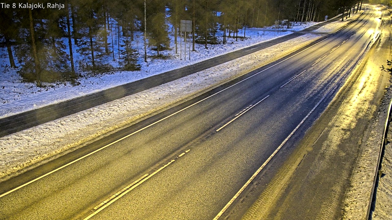 Weather Camera Image Road 8 Kalajoki, Rahja, Kalajoki, Pohjois-Pohjanmaa