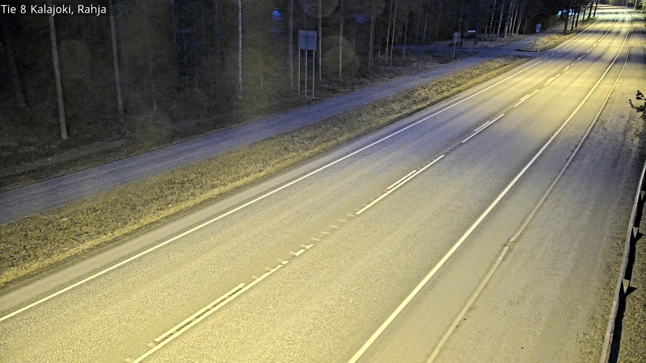 Weather Camera Image Road 8 Kalajoki, Rahja, Kalajoki, Pohjois-Pohjanmaa