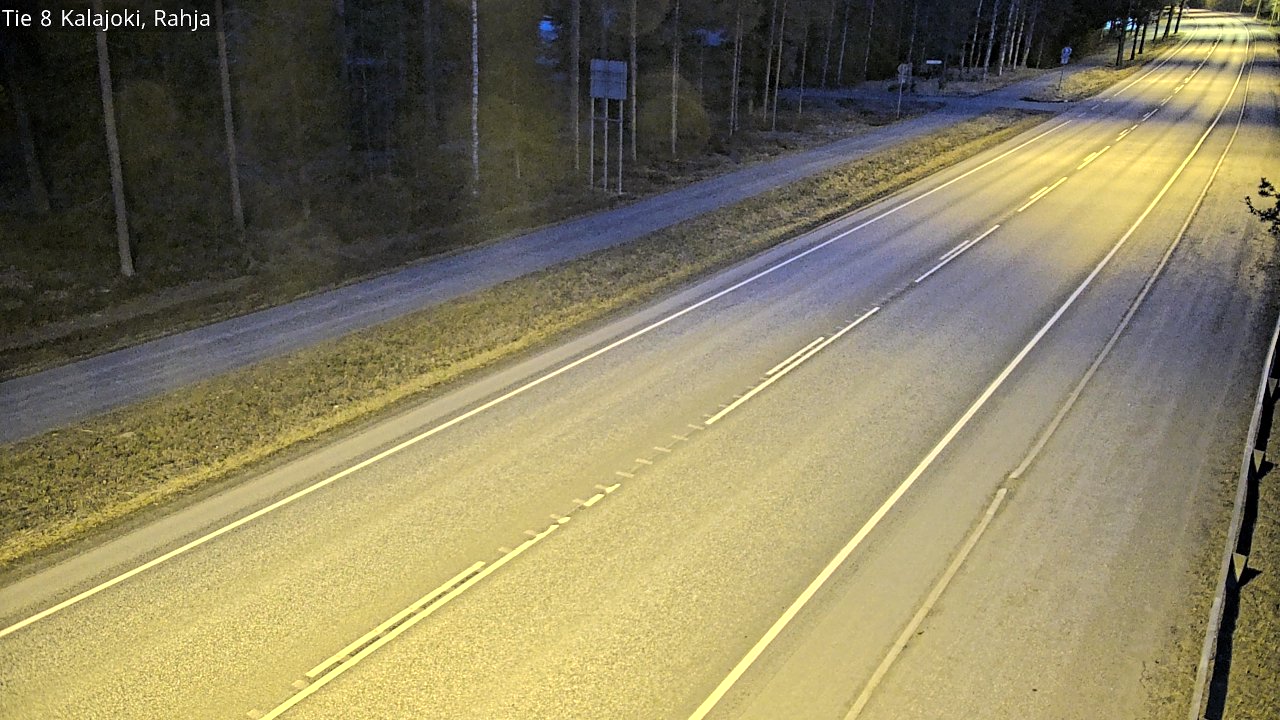 Weather Camera Image Road 8 Kalajoki, Rahja, Kalajoki, Pohjois-Pohjanmaa