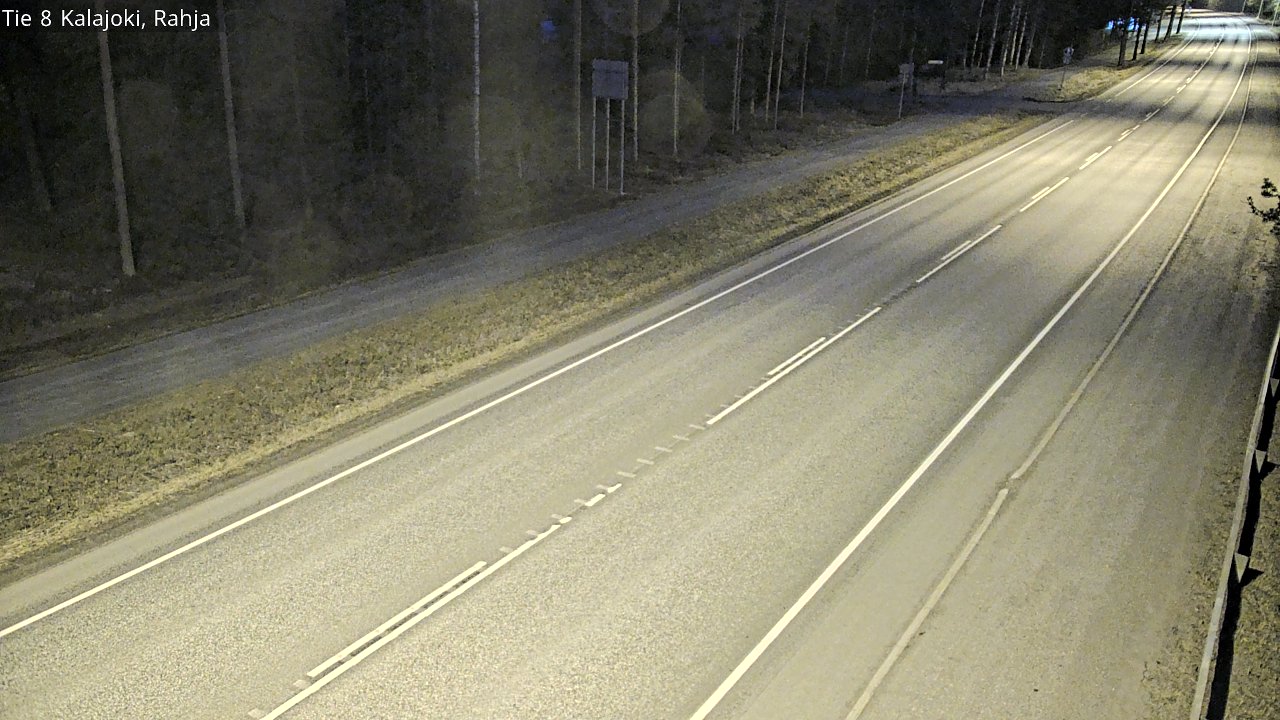 Weather Camera Image Road 8 Kalajoki, Rahja, Kalajoki, Pohjois-Pohjanmaa