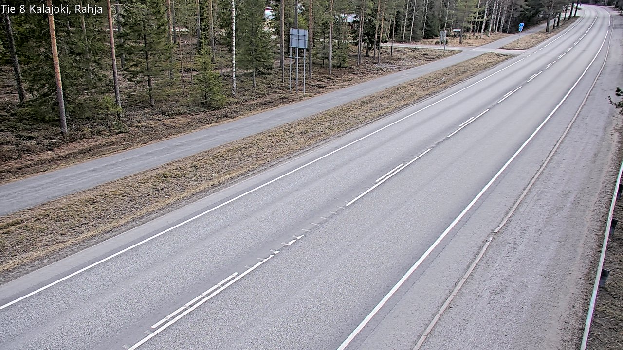 Kelikamerat Kuva Tie 8 Kalajoki, Rahja, Kalajoki, Pohjois-Pohjanmaa