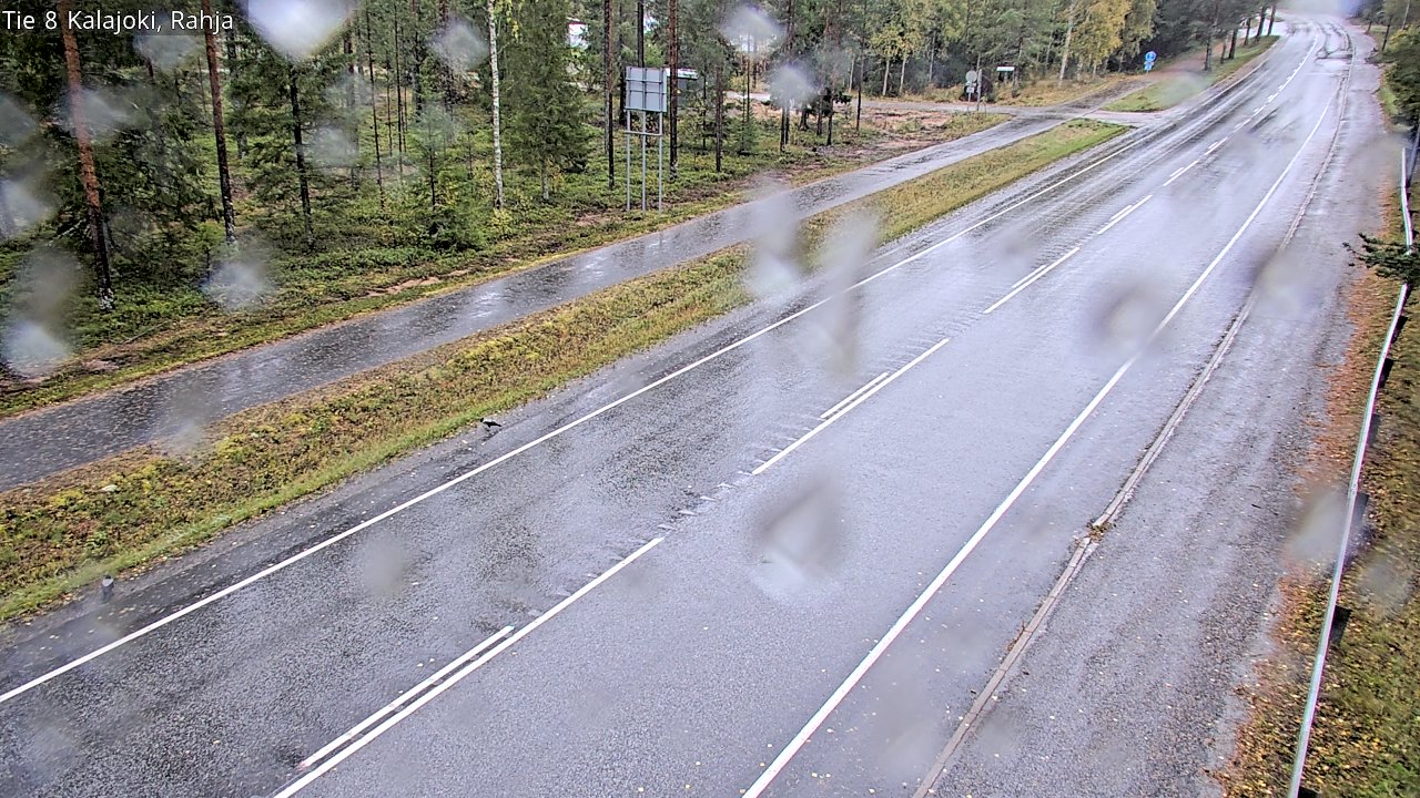 Weather Camera Image Väg 8 Kalajoki, Rahja, Kalajoki, Pohjois-Pohjanmaa