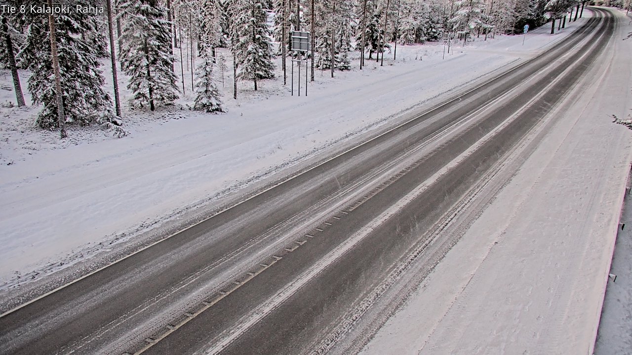 Weather Camera Image Road 8 Kalajoki, Rahja, Kalajoki, Pohjois-Pohjanmaa