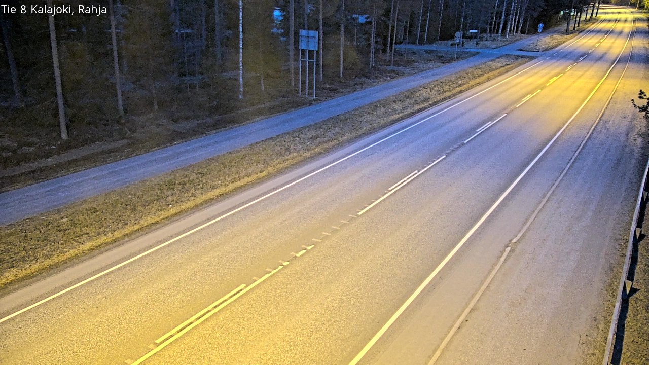 Weather Camera Image Road 8 Kalajoki, Rahja, Kalajoki, Pohjois-Pohjanmaa