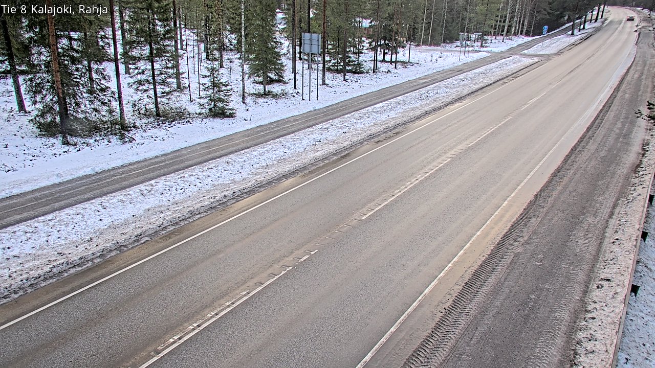 Weather Camera Image Väg 8 Kalajoki, Rahja, Kalajoki, Pohjois-Pohjanmaa