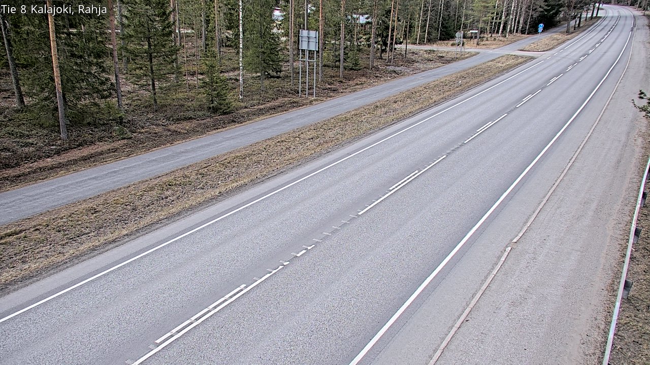 Weather Camera Image Road 8 Kalajoki, Rahja, Kalajoki, Pohjois-Pohjanmaa