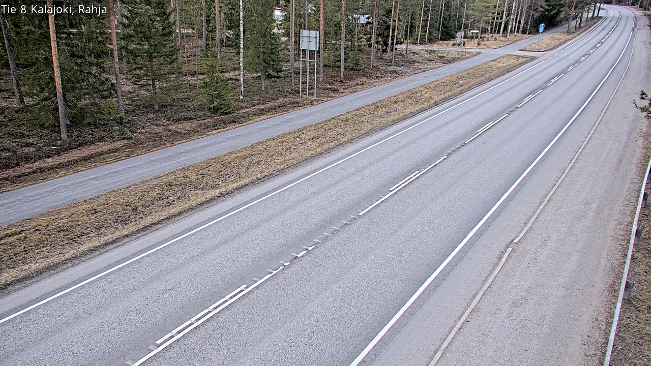 Weather Camera Image Road 8 Kalajoki, Rahja, Kalajoki, Pohjois-Pohjanmaa