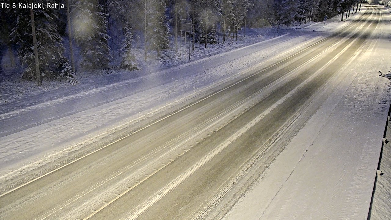 Weather Camera Image Road 8 Kalajoki, Rahja, Kalajoki, Pohjois-Pohjanmaa