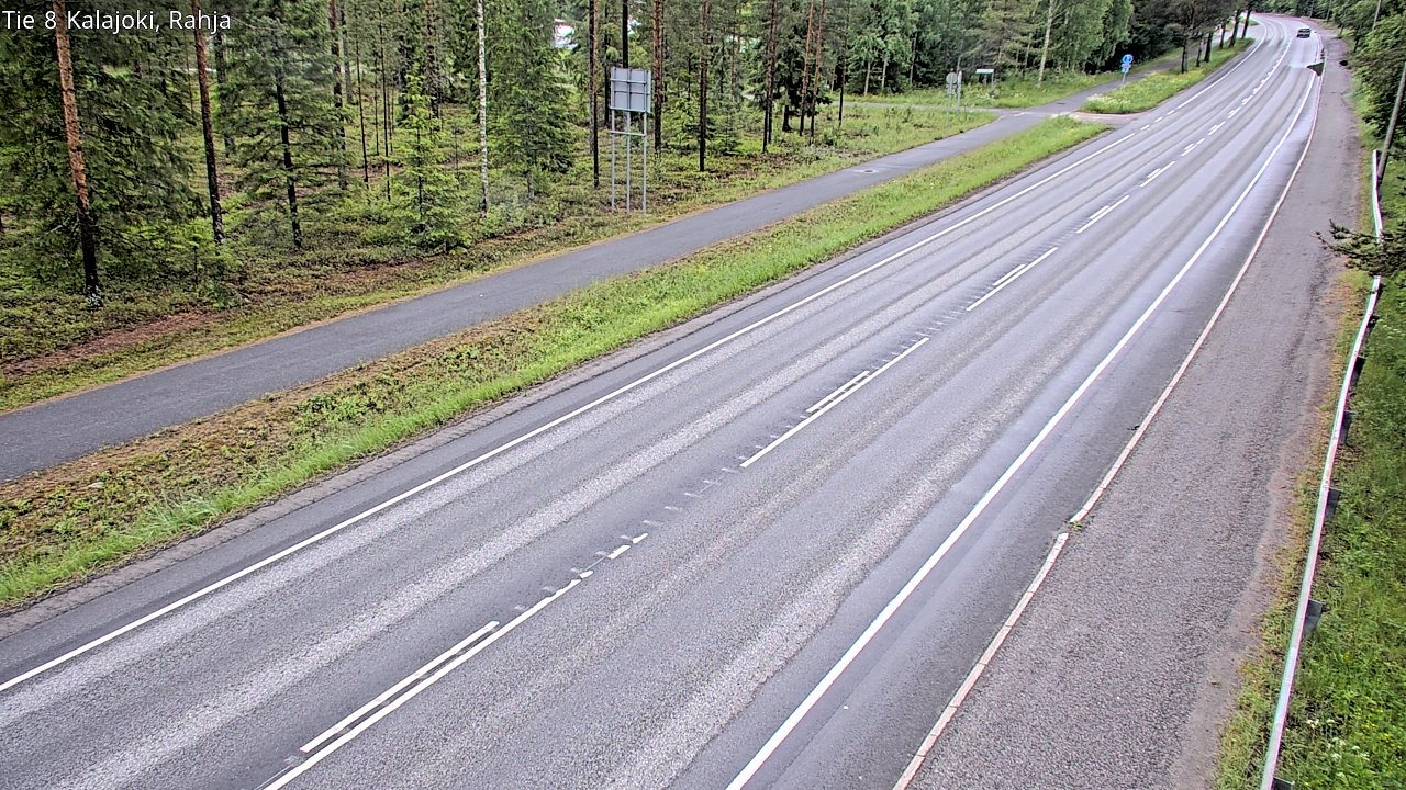 Weather Camera Image Väg 8 Kalajoki, Rahja, Kalajoki, Pohjois-Pohjanmaa