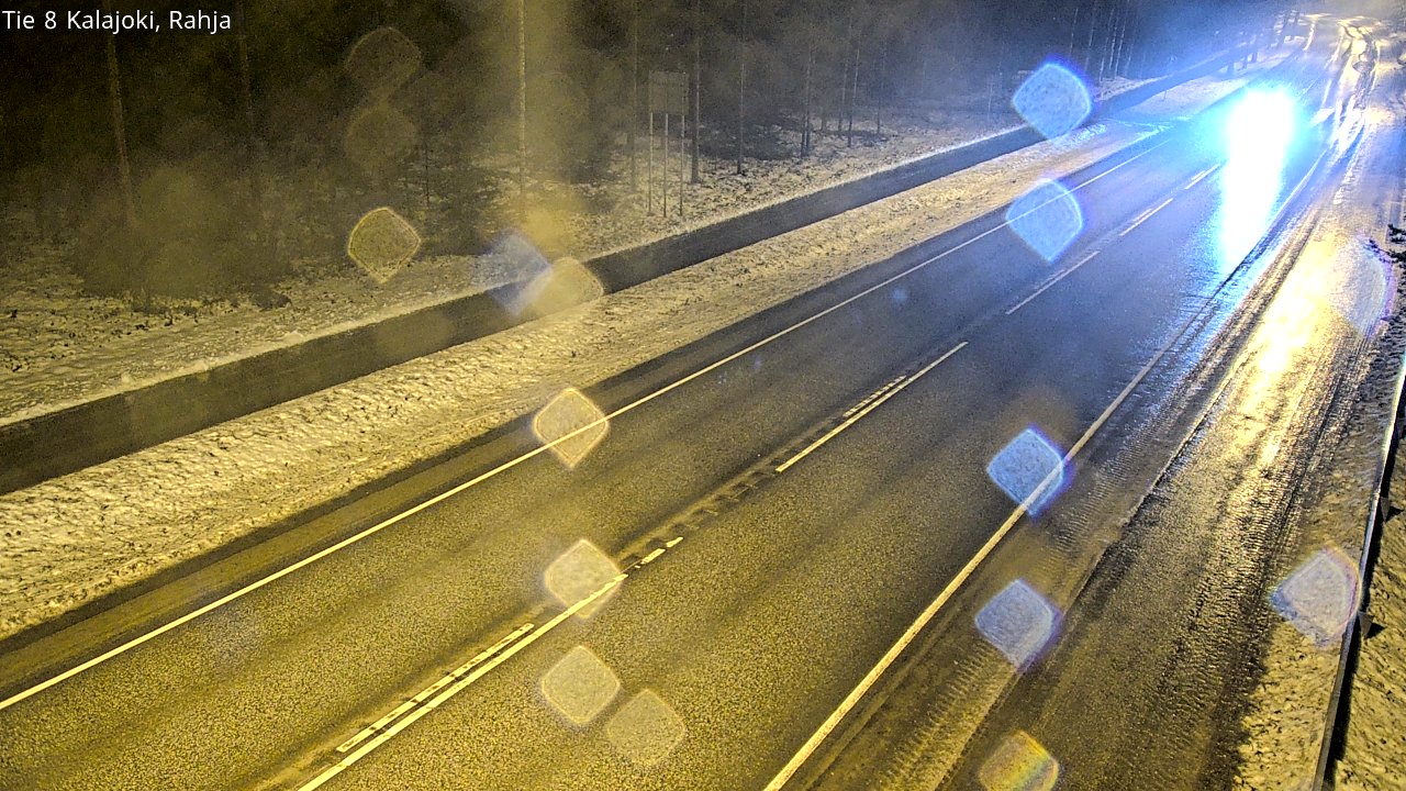 Weather Camera Image Road 8 Kalajoki, Rahja, Kalajoki, Pohjois-Pohjanmaa