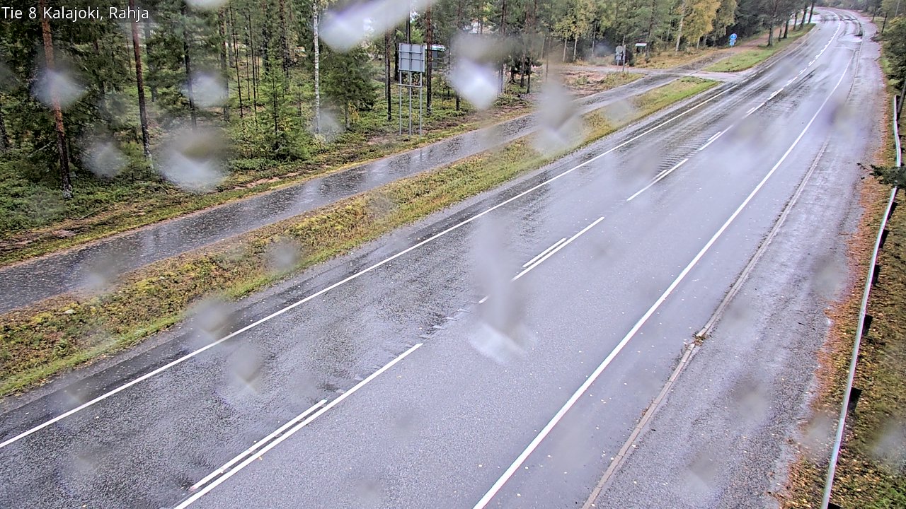 Weather Camera Image Road 8 Kalajoki, Rahja, Kalajoki, Pohjois-Pohjanmaa