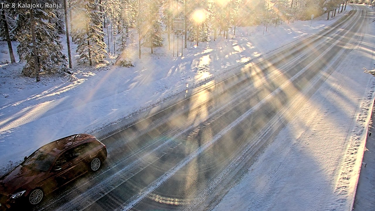 Weather Camera Image Väg 8 Kalajoki, Rahja, Kalajoki, Pohjois-Pohjanmaa