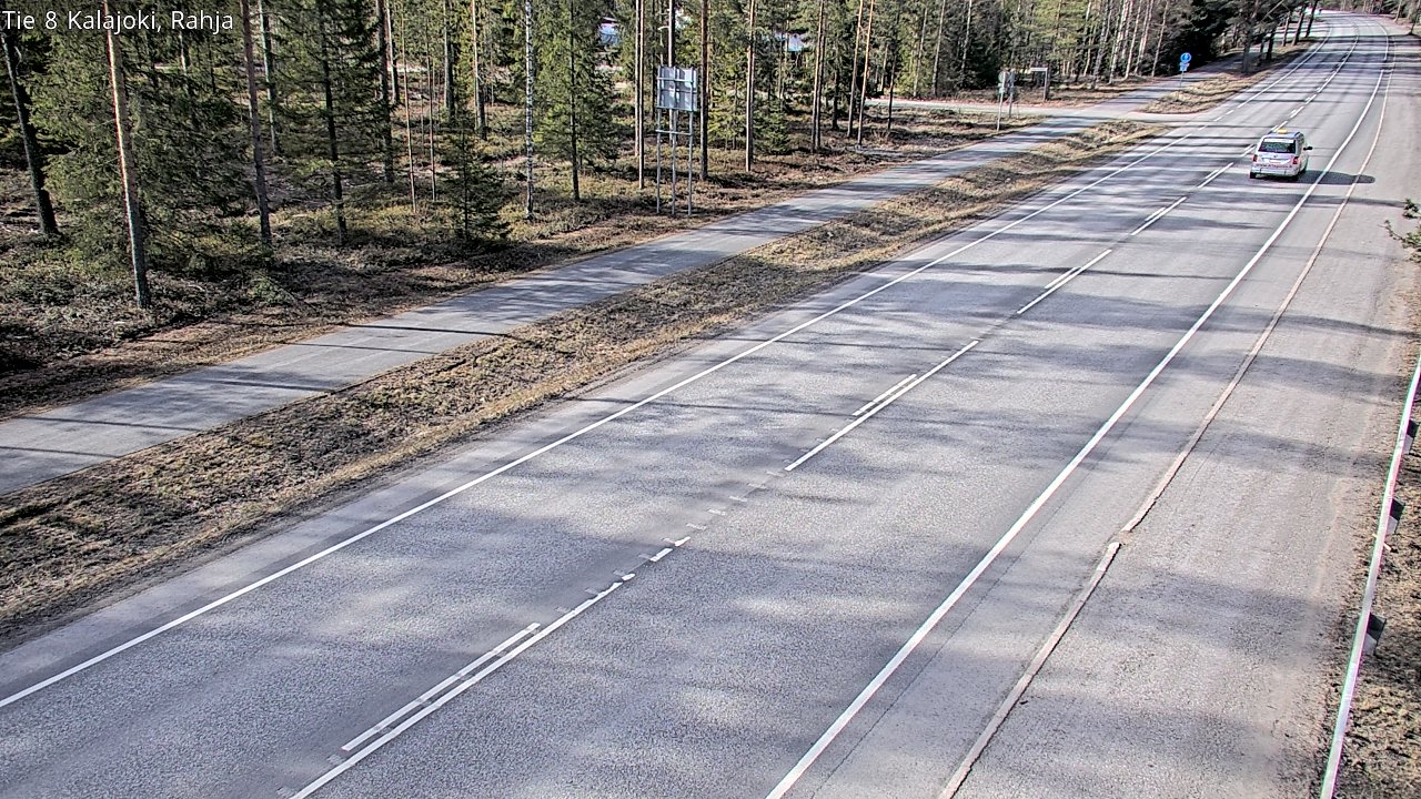 Kelikamerat Kuva Tie 8 Kalajoki, Rahja, Kalajoki, Pohjois-Pohjanmaa