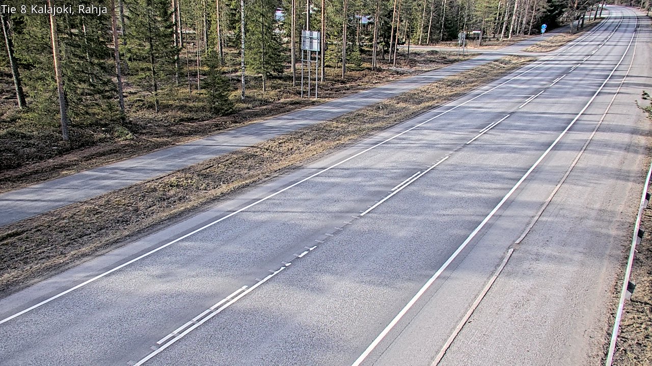 Kelikamerat Kuva Tie 8 Kalajoki, Rahja, Kalajoki, Pohjois-Pohjanmaa