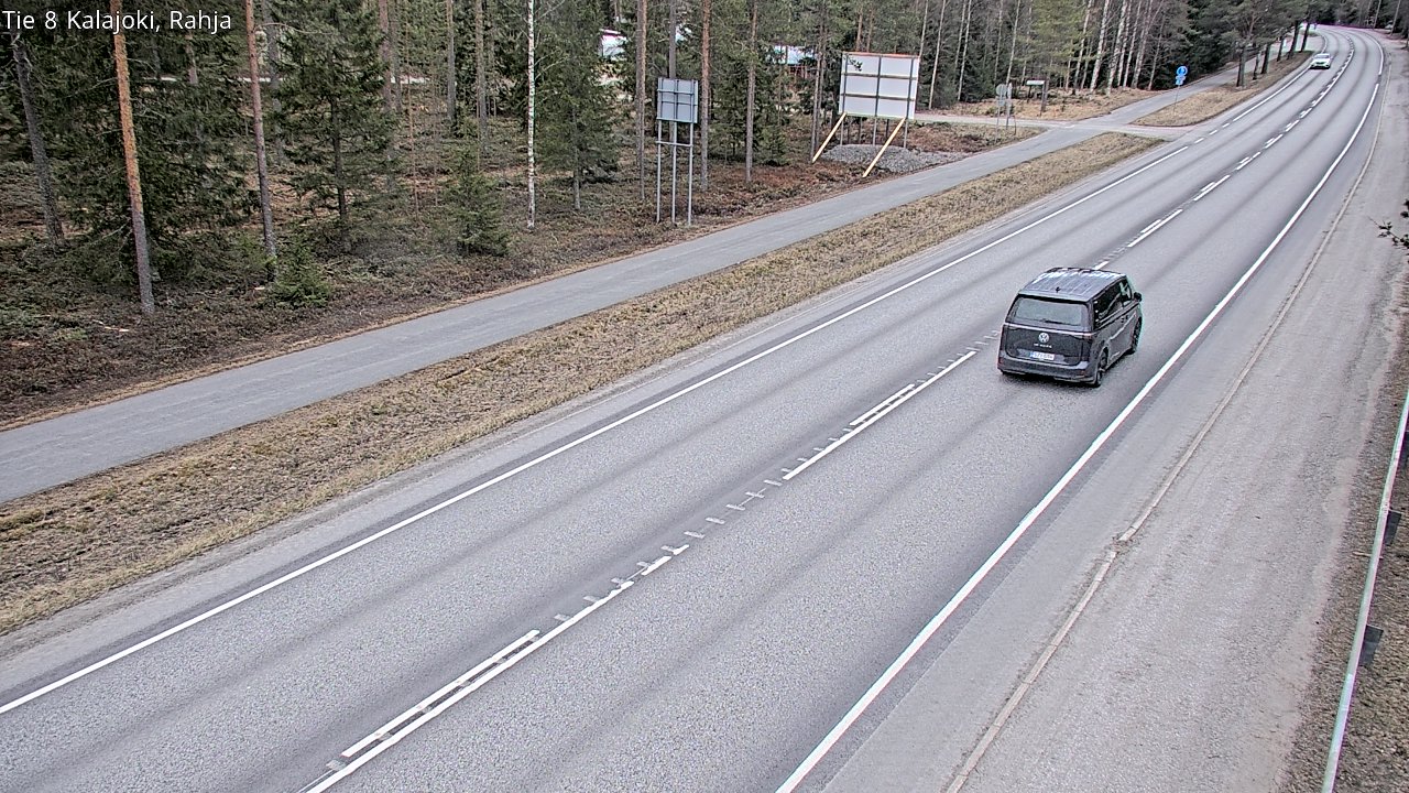 Weather Camera Image Road 8 Kalajoki, Rahja, Kalajoki, Pohjois-Pohjanmaa