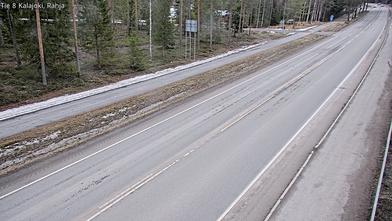 Weather Camera Image Väg 8 Kalajoki, Rahja, Kalajoki, Pohjois-Pohjanmaa