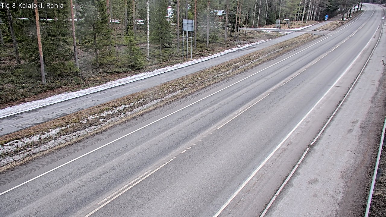 Weather Camera Image Väg 8 Kalajoki, Rahja, Kalajoki, Pohjois-Pohjanmaa