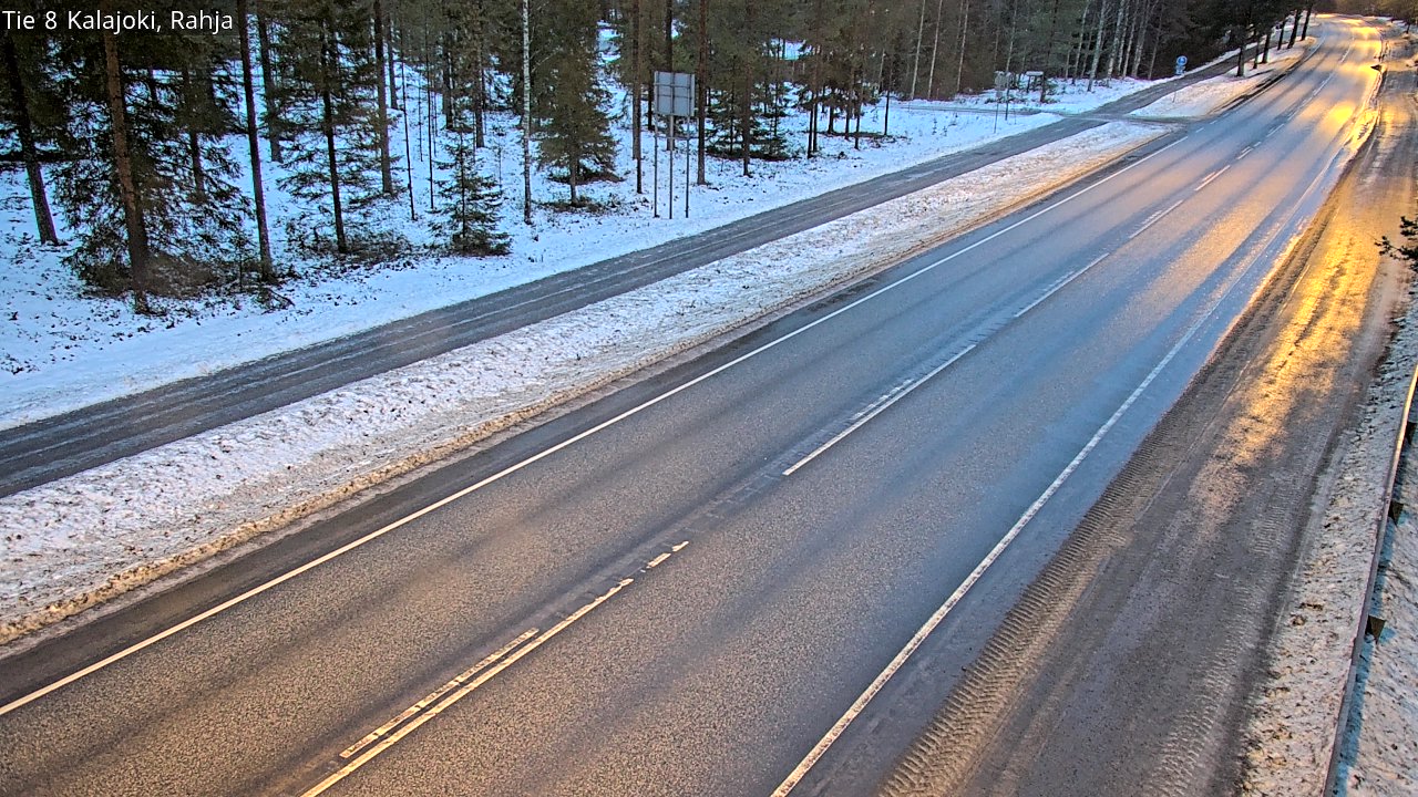 Weather Camera Image Road 8 Kalajoki, Rahja, Kalajoki, Pohjois-Pohjanmaa
