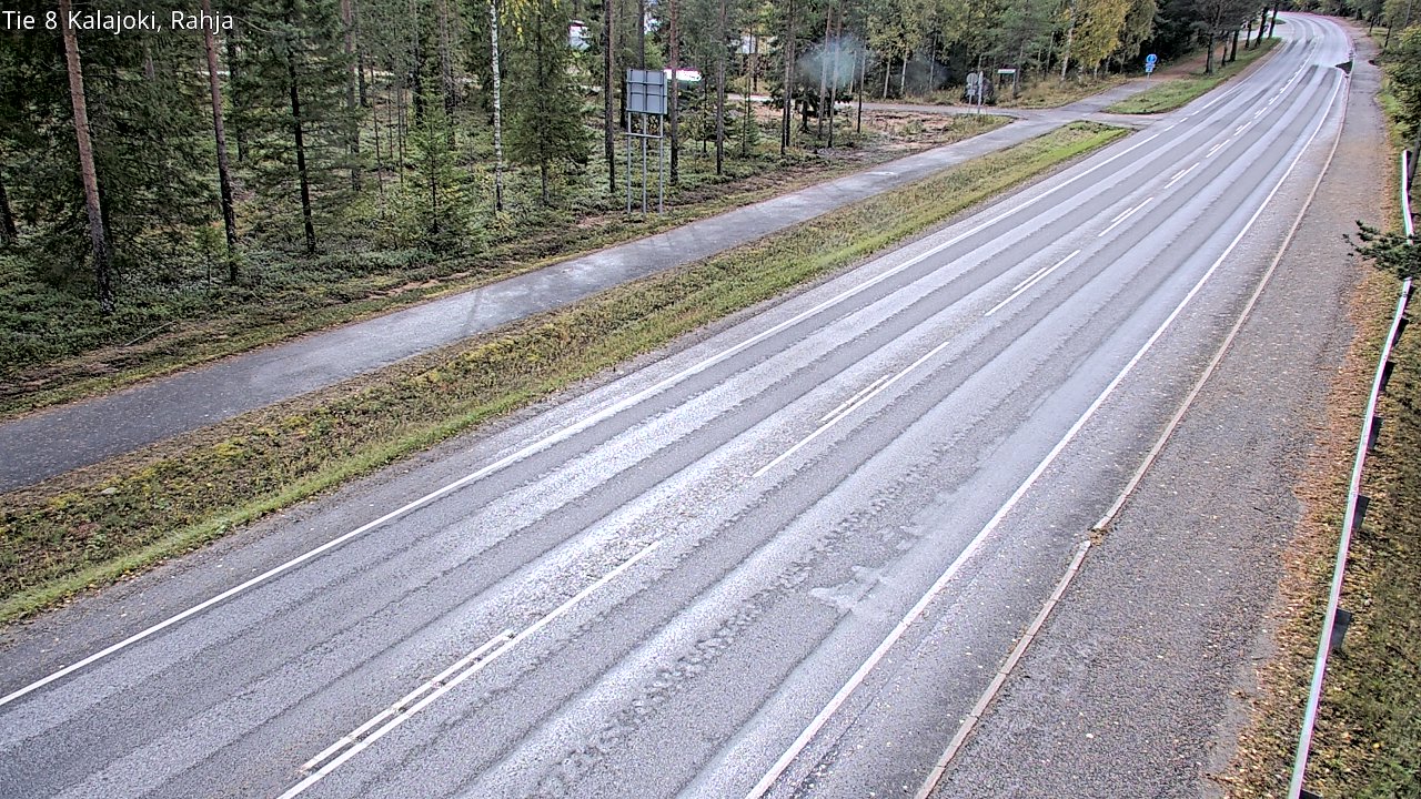 Weather Camera Image Väg 8 Kalajoki, Rahja, Kalajoki, Pohjois-Pohjanmaa