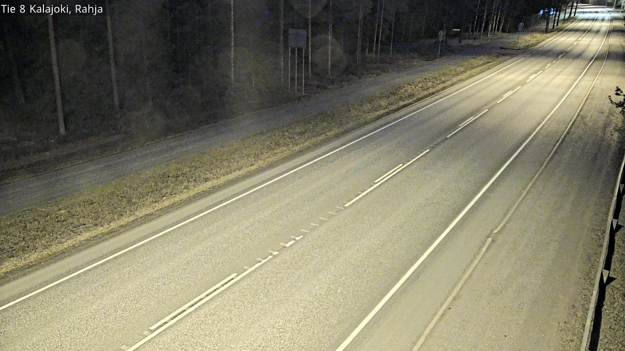 Weather Camera Image Road 8 Kalajoki, Rahja, Kalajoki, Pohjois-Pohjanmaa
