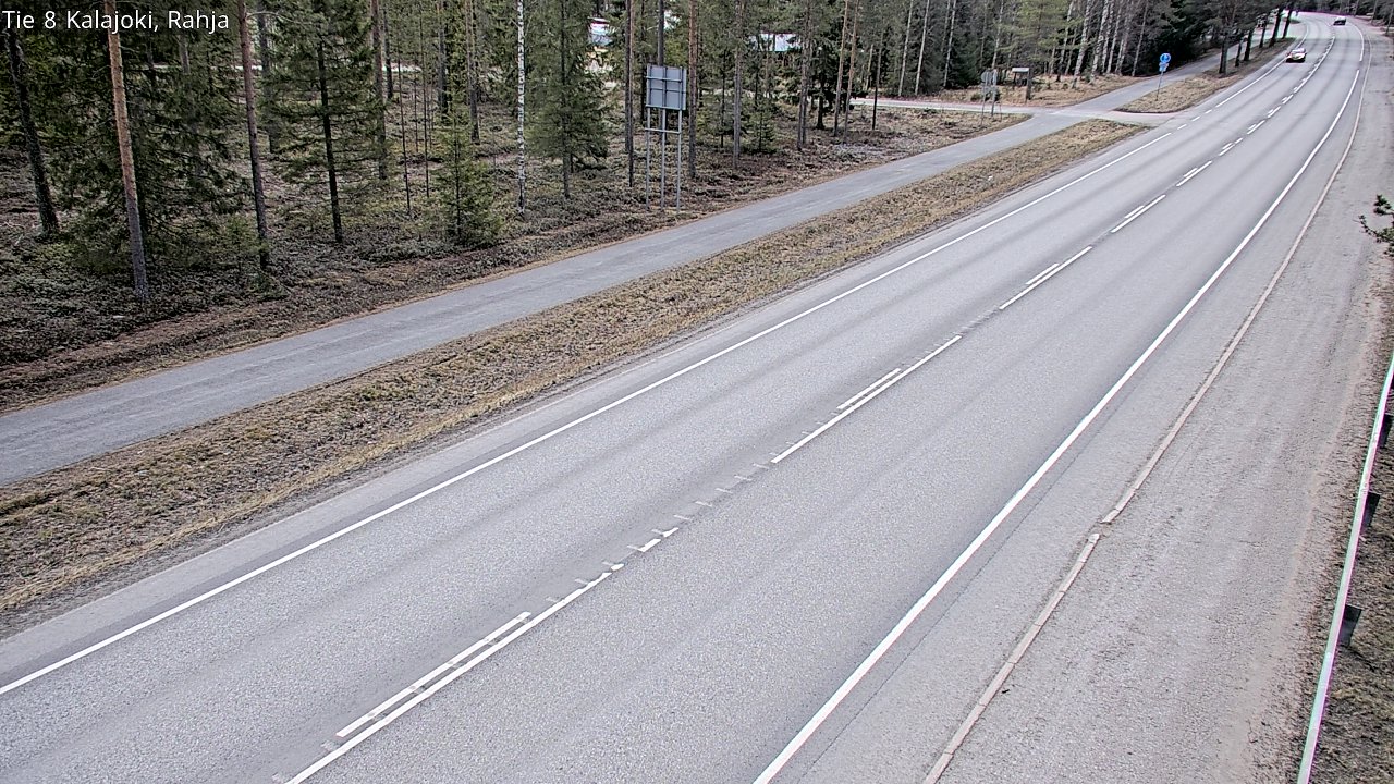 Weather Camera Image Väg 8 Kalajoki, Rahja, Kalajoki, Pohjois-Pohjanmaa