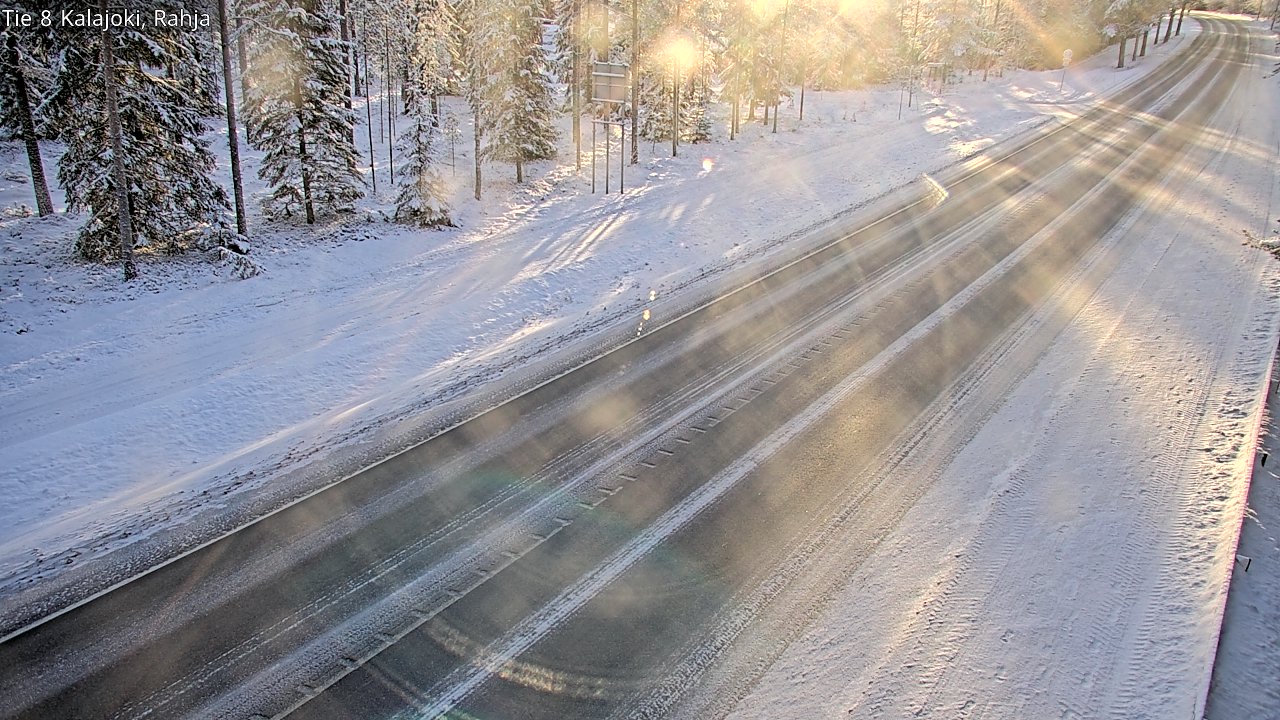 Weather Camera Image Road 8 Kalajoki, Rahja, Kalajoki, Pohjois-Pohjanmaa