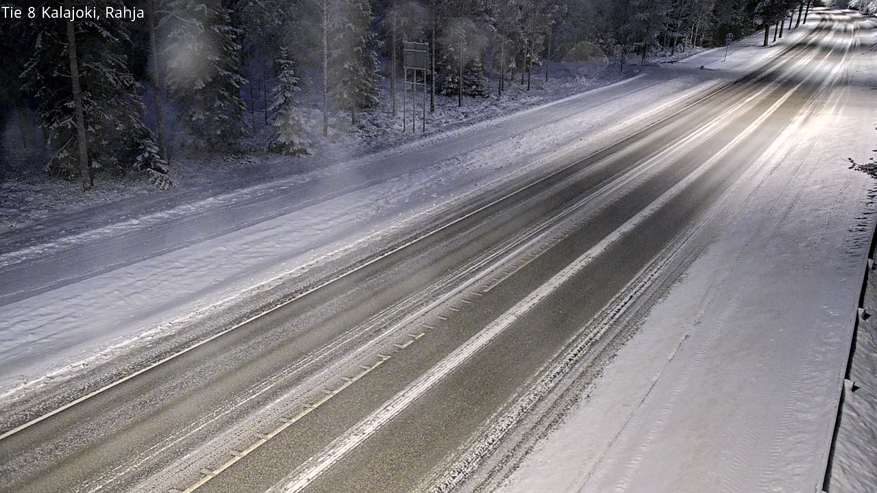Weather Camera Image Väg 8 Kalajoki, Rahja, Kalajoki, Pohjois-Pohjanmaa