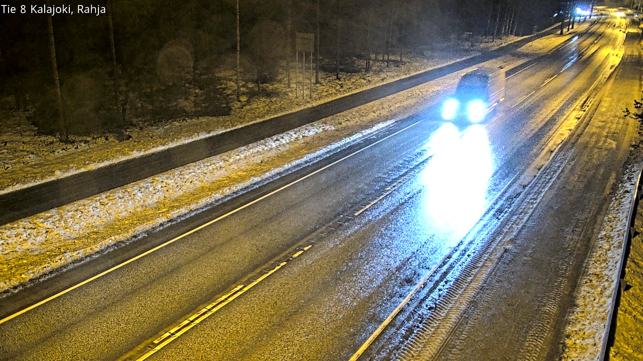 Weather Camera Image Väg 8 Kalajoki, Rahja, Kalajoki, Pohjois-Pohjanmaa