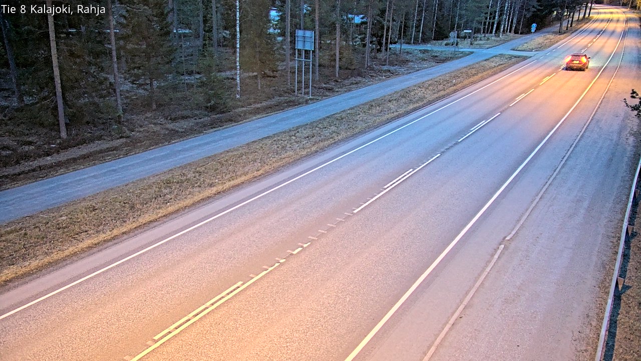 Weather Camera Image Road 8 Kalajoki, Rahja, Kalajoki, Pohjois-Pohjanmaa