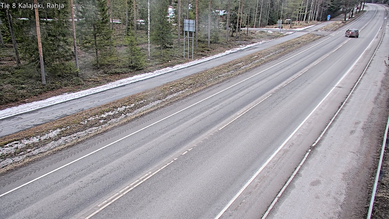 Weather Camera Image Väg 8 Kalajoki, Rahja, Kalajoki, Pohjois-Pohjanmaa