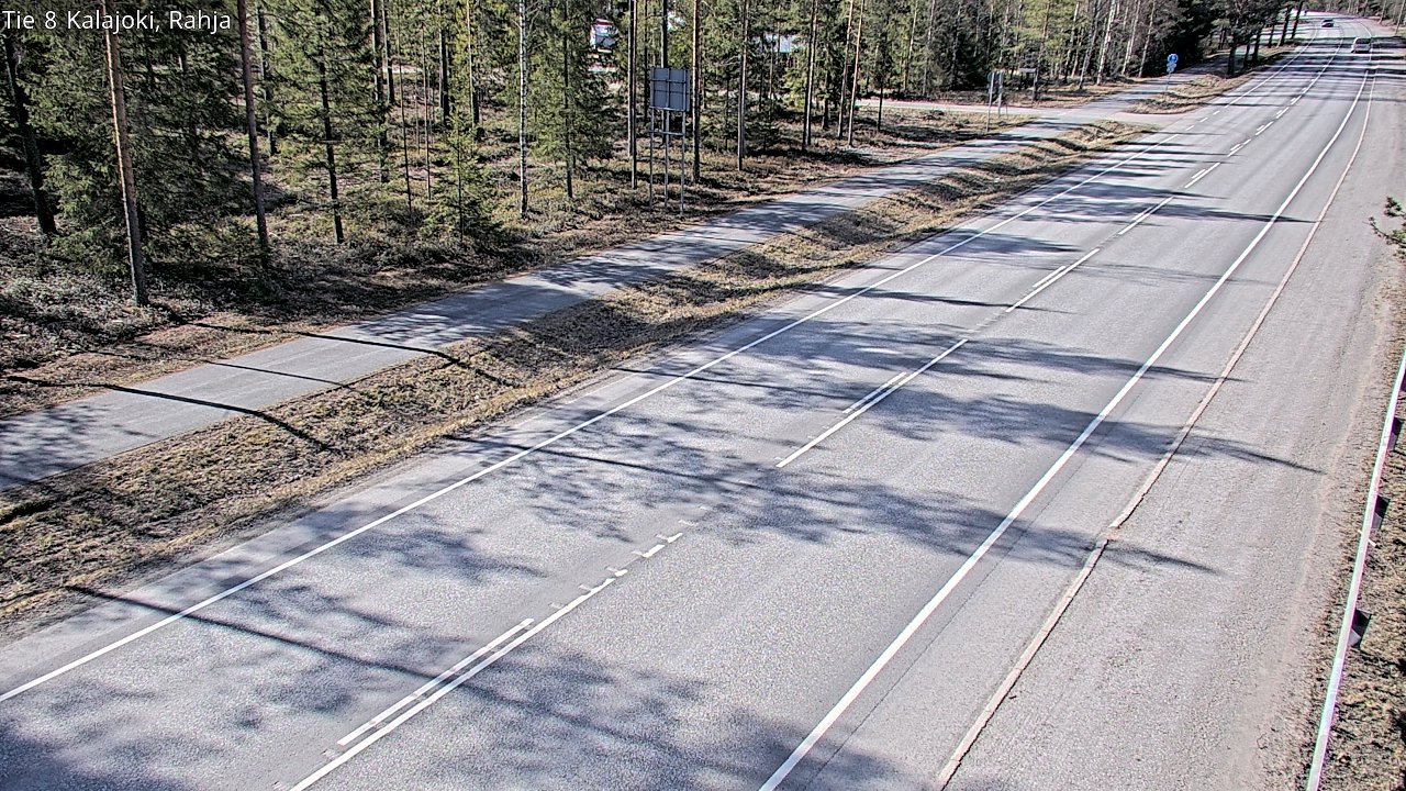 Weather Camera Image Väg 8 Kalajoki, Rahja, Kalajoki, Pohjois-Pohjanmaa