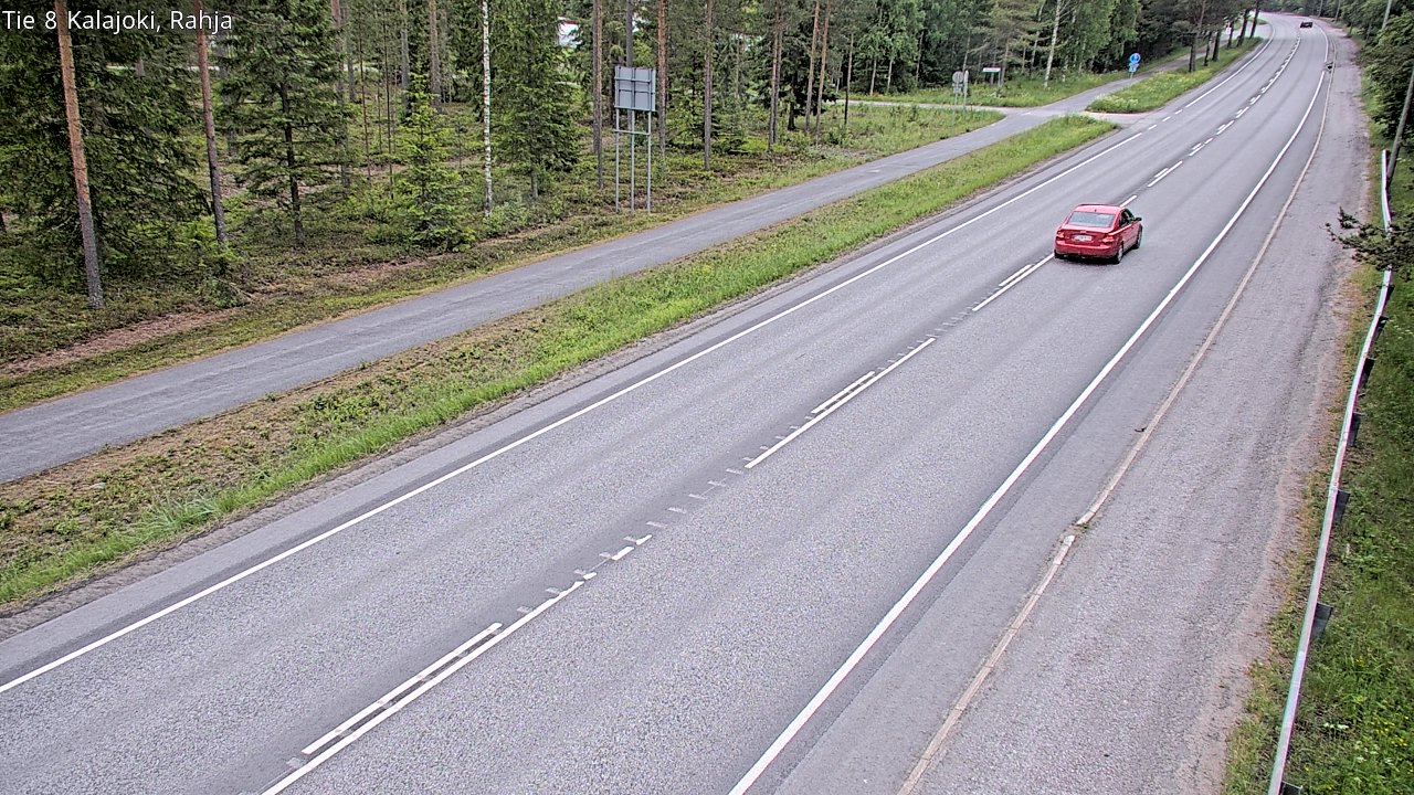 Kelikamerat Kuva Tie 8 Kalajoki, Rahja, Kalajoki, Pohjois-Pohjanmaa