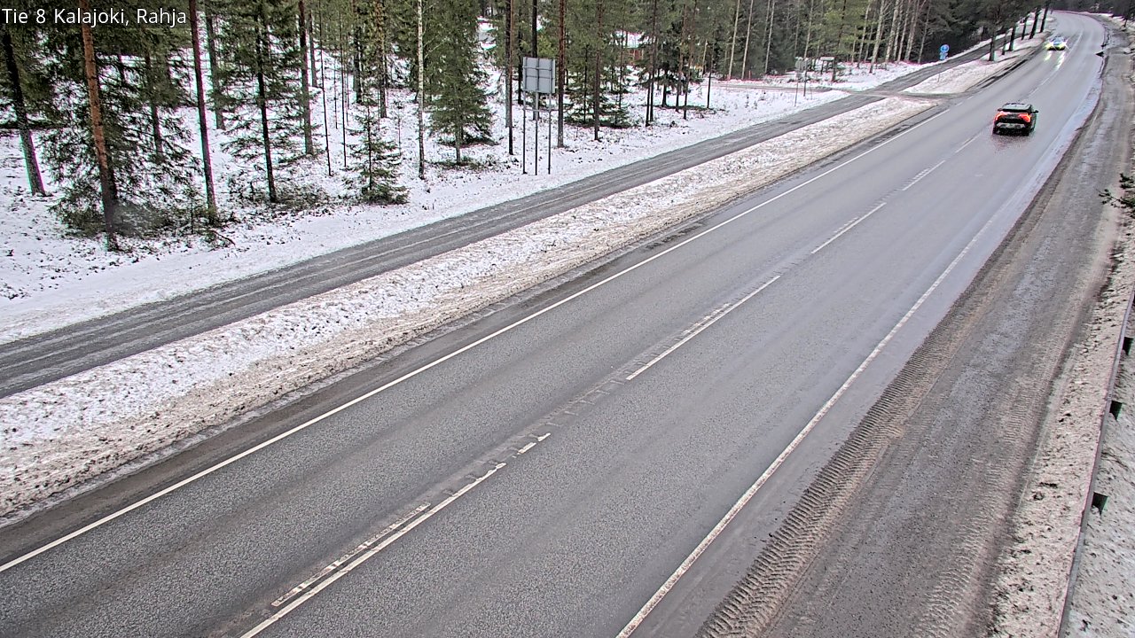 Weather Camera Image Väg 8 Kalajoki, Rahja, Kalajoki, Pohjois-Pohjanmaa