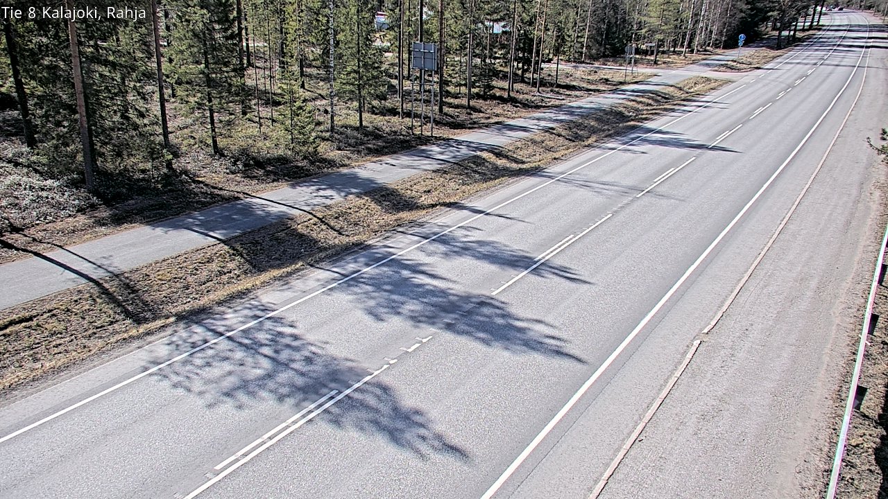 Weather Camera Image Väg 8 Kalajoki, Rahja, Kalajoki, Pohjois-Pohjanmaa