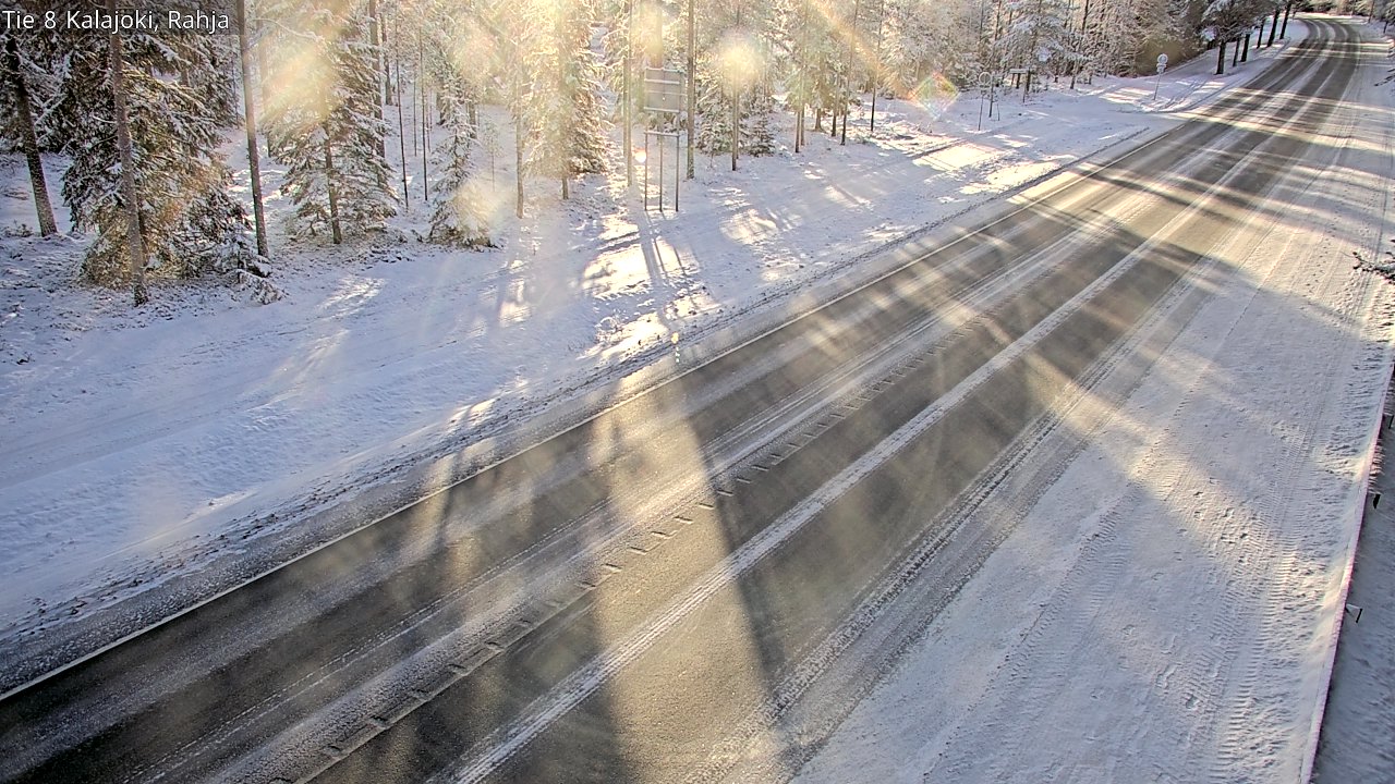 Weather Camera Image Road 8 Kalajoki, Rahja, Kalajoki, Pohjois-Pohjanmaa