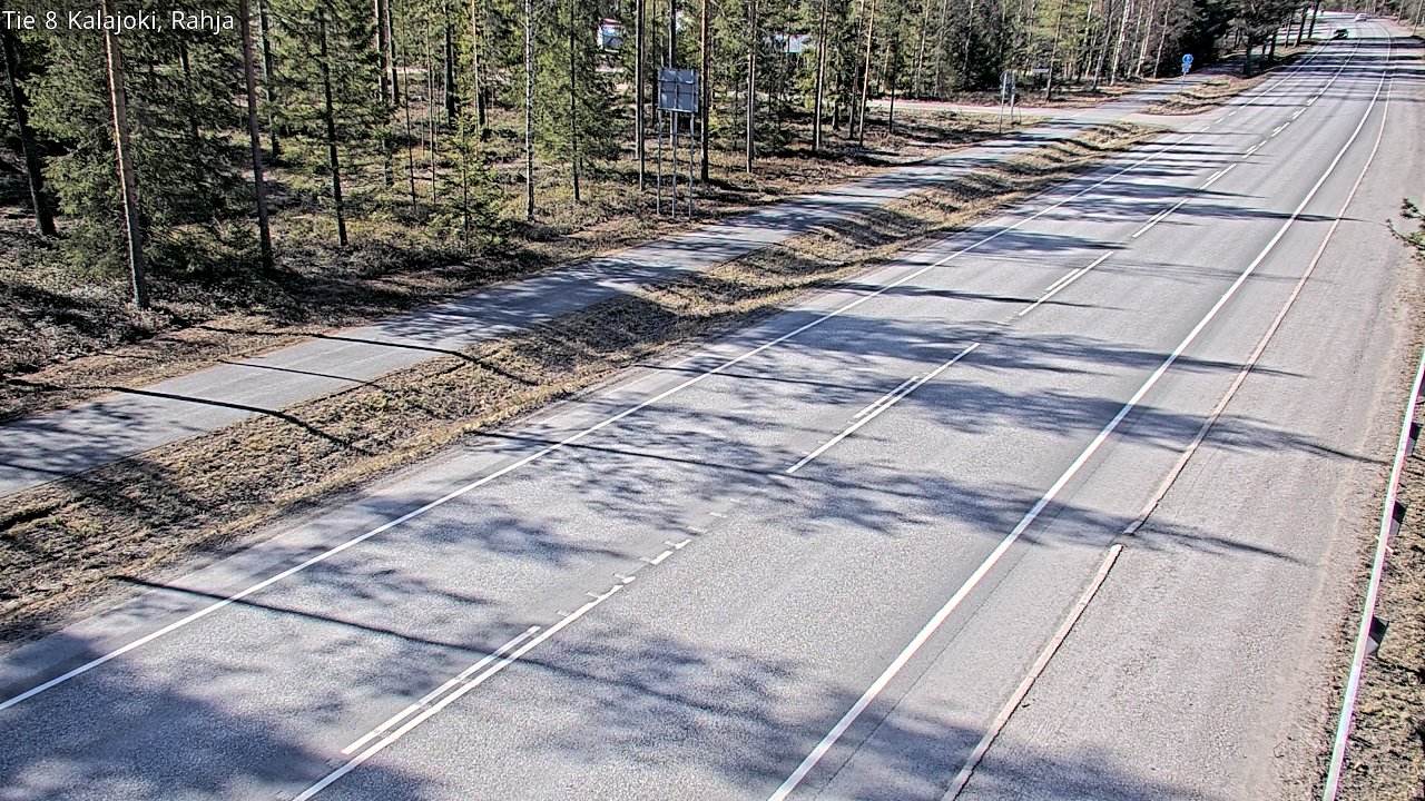 Weather Camera Image Väg 8 Kalajoki, Rahja, Kalajoki, Pohjois-Pohjanmaa