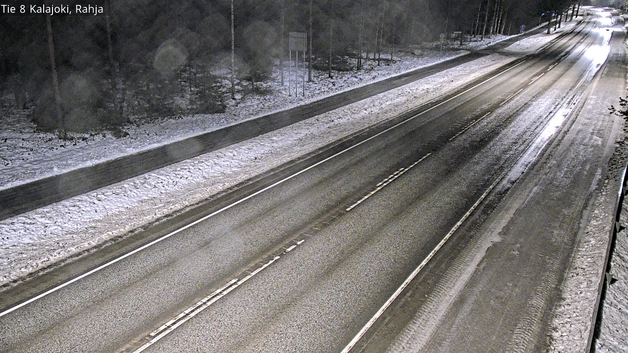 Weather Camera Image Väg 8 Kalajoki, Rahja, Kalajoki, Pohjois-Pohjanmaa