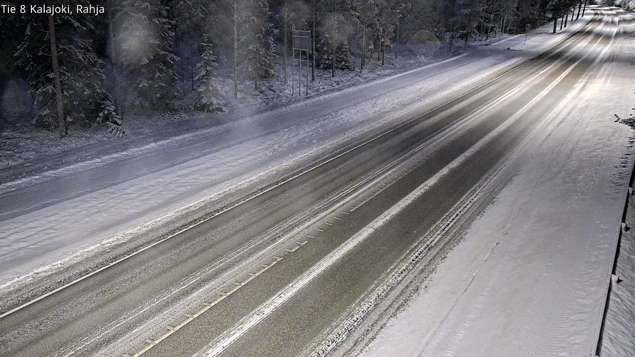Weather Camera Image Väg 8 Kalajoki, Rahja, Kalajoki, Pohjois-Pohjanmaa