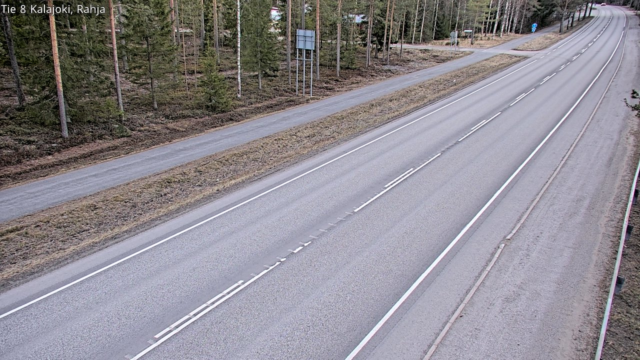 Kelikamerat Kuva Tie 8 Kalajoki, Rahja, Kalajoki, Pohjois-Pohjanmaa