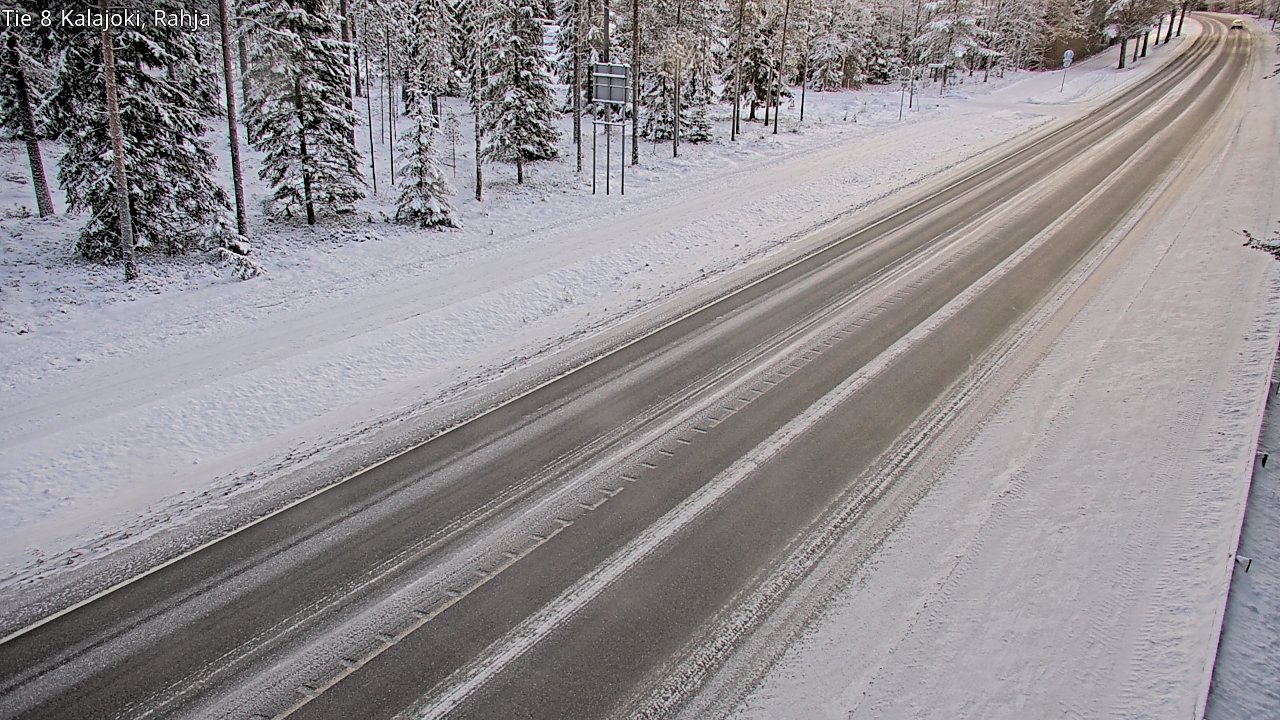Weather Camera Image Road 8 Kalajoki, Rahja, Kalajoki, Pohjois-Pohjanmaa