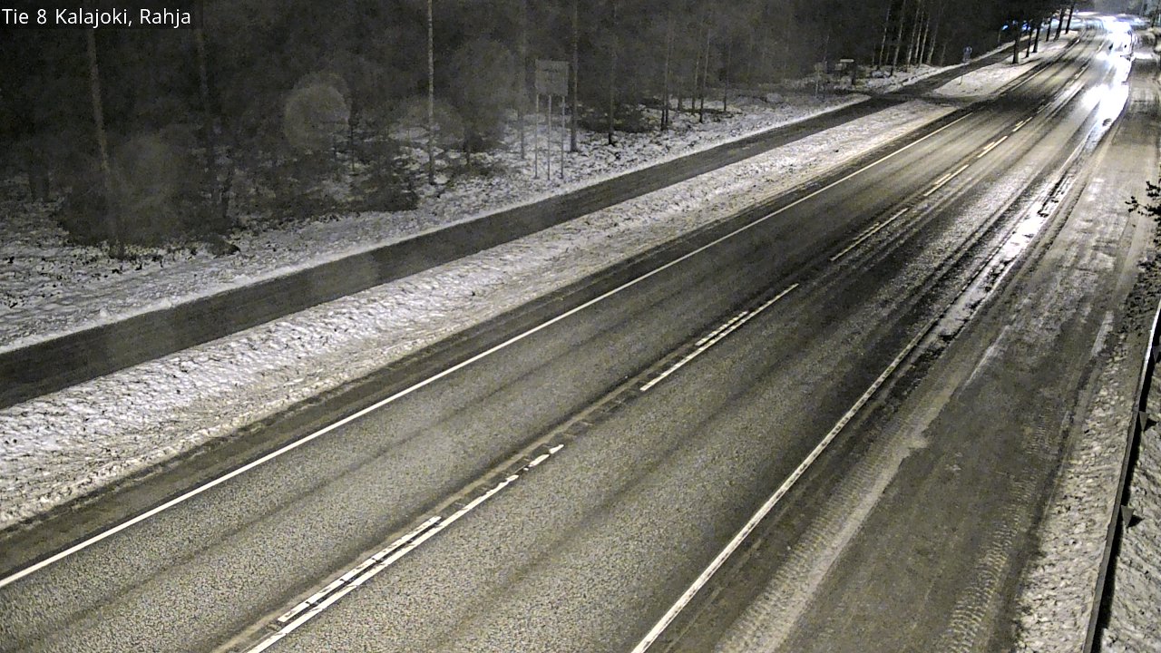 Weather Camera Image Väg 8 Kalajoki, Rahja, Kalajoki, Pohjois-Pohjanmaa