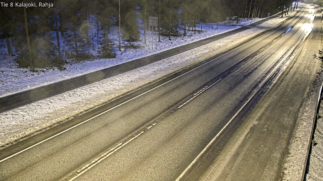 Weather Camera Image Väg 8 Kalajoki, Rahja, Kalajoki, Pohjois-Pohjanmaa