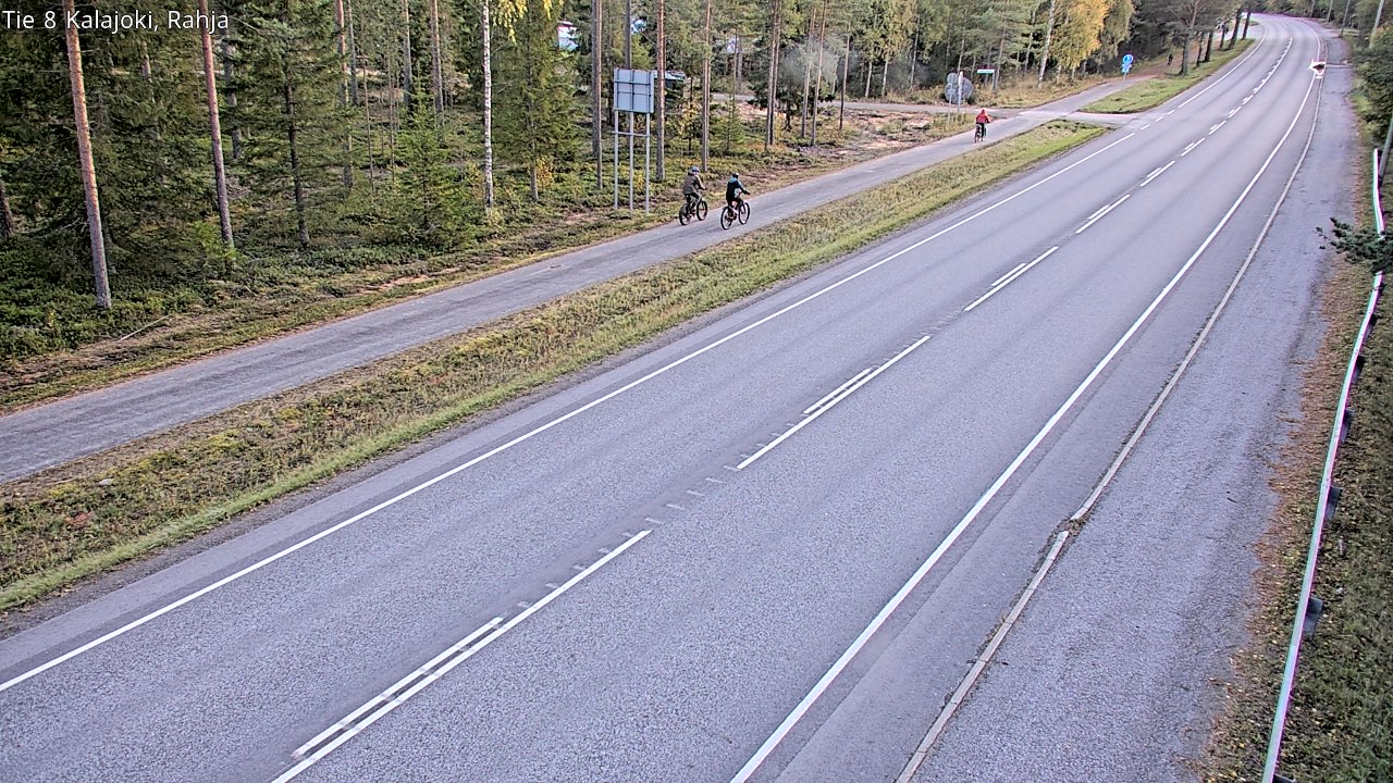 Kelikamerat Kuva Tie 8 Kalajoki, Rahja, Kalajoki, Pohjois-Pohjanmaa