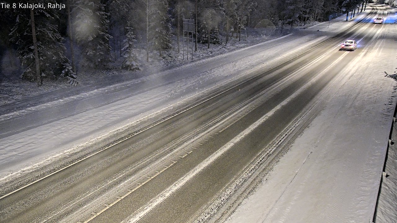Weather Camera Image Väg 8 Kalajoki, Rahja, Kalajoki, Pohjois-Pohjanmaa